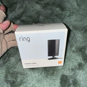 NEW Ring indoor camera - open box - never used - never taken out of box